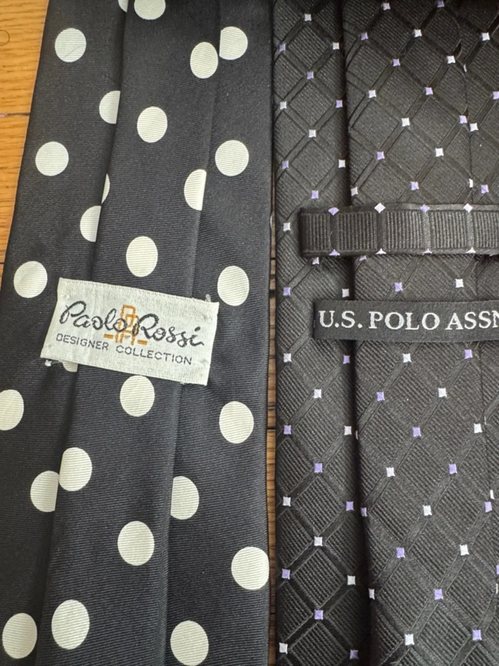 Men's Polka Dot Silk Tie Set of 4